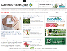Tablet Screenshot of cannabisterapeutica.info